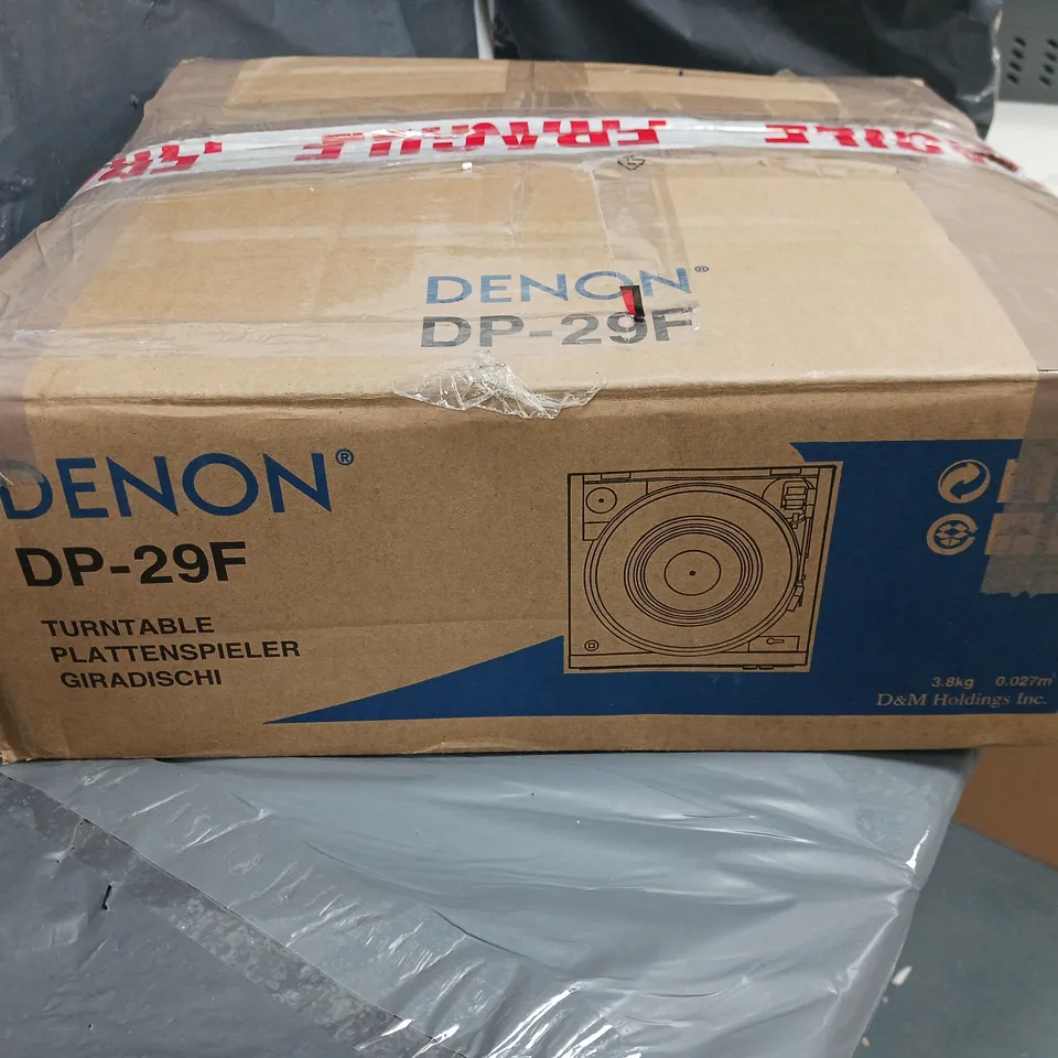 BOXED DENON TURNTABLE - DP-29F 