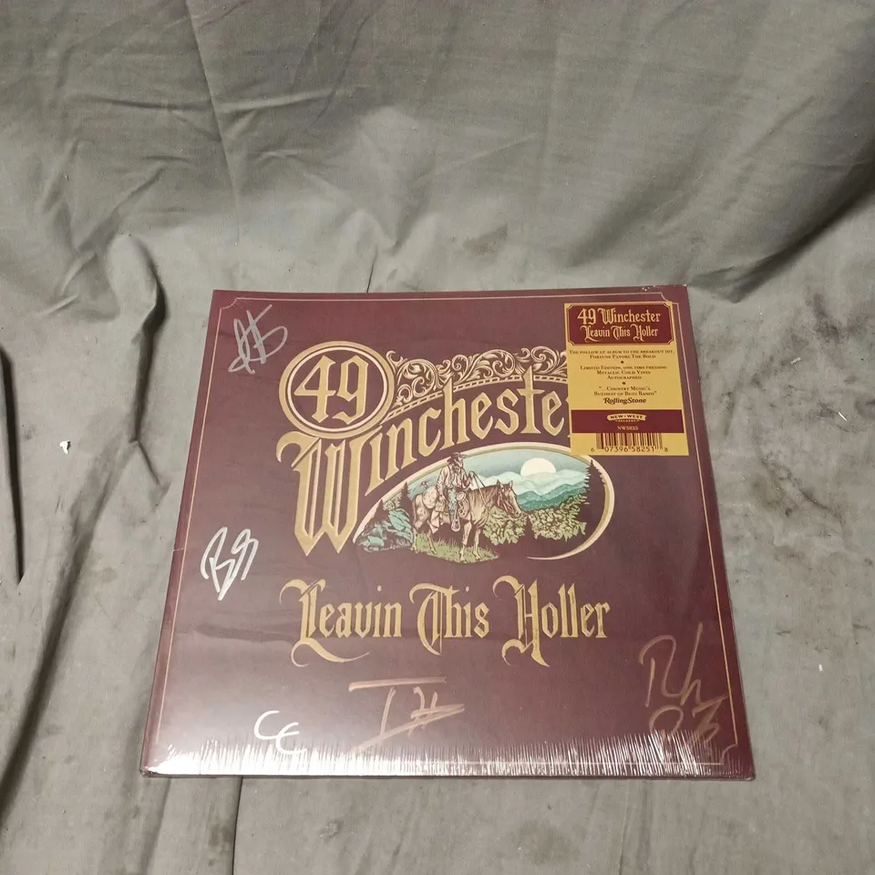 49 WINCHESTER - LEAVIN THIS HOLLER (LIMITED EDITION GOLD VINYL, AUTOGRAPHED)