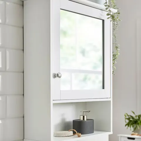 DOVER MIRROR CABINET NK131 WHITE 71 X 46.5 X 8CM BOXED