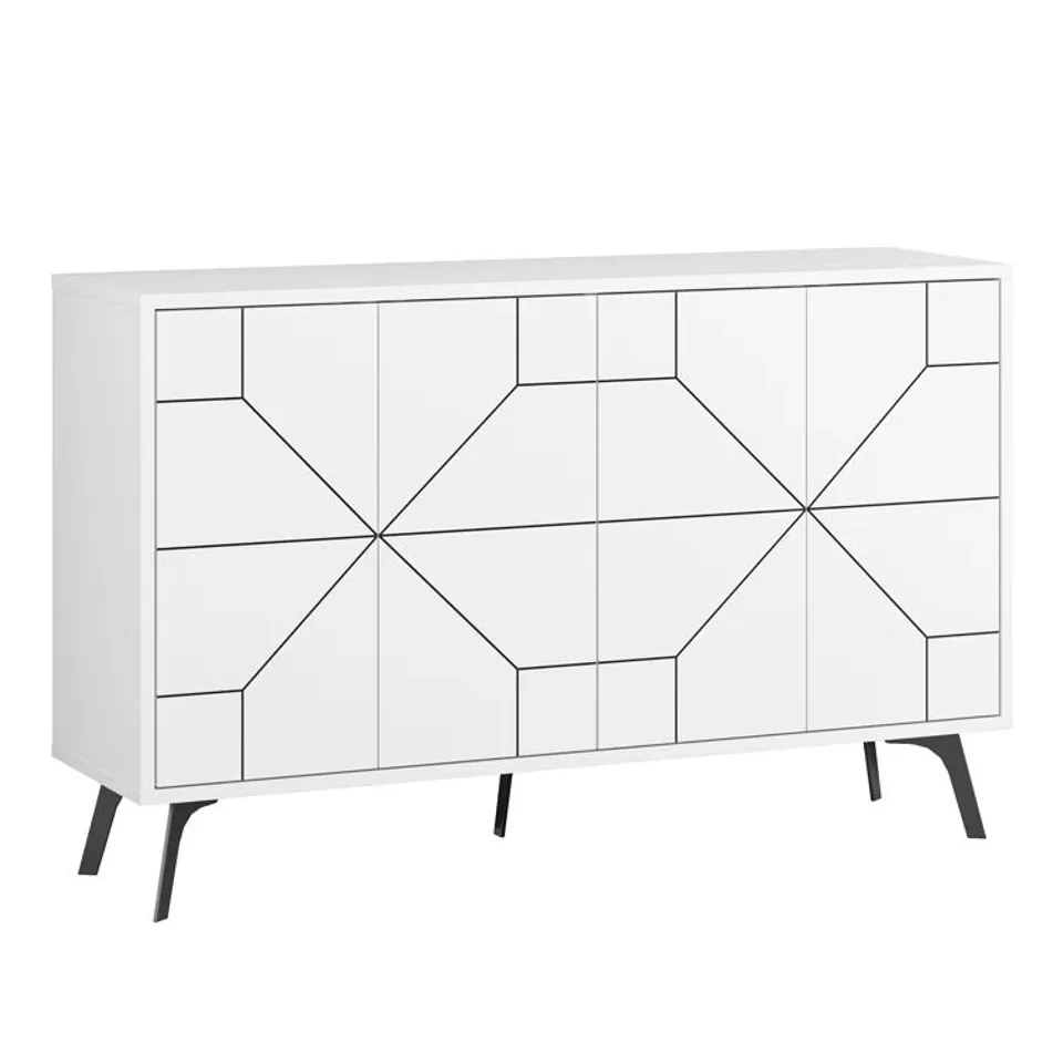 BOXED 123CM WIDE SIDEBOARD (ONLY BOX 1 OF 2)