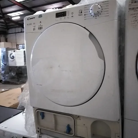 DESIGNER CANDY TUMBLE DRYER WHITE CSC 9LF
