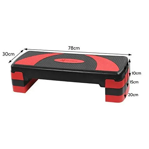 BOXED ACTIVE FOREVER STEPPERS FOR EXERCISE 3 LEVELS - BLACK/RED