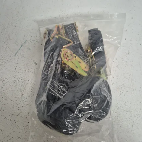 3X BLACK RATCHET STRAPS