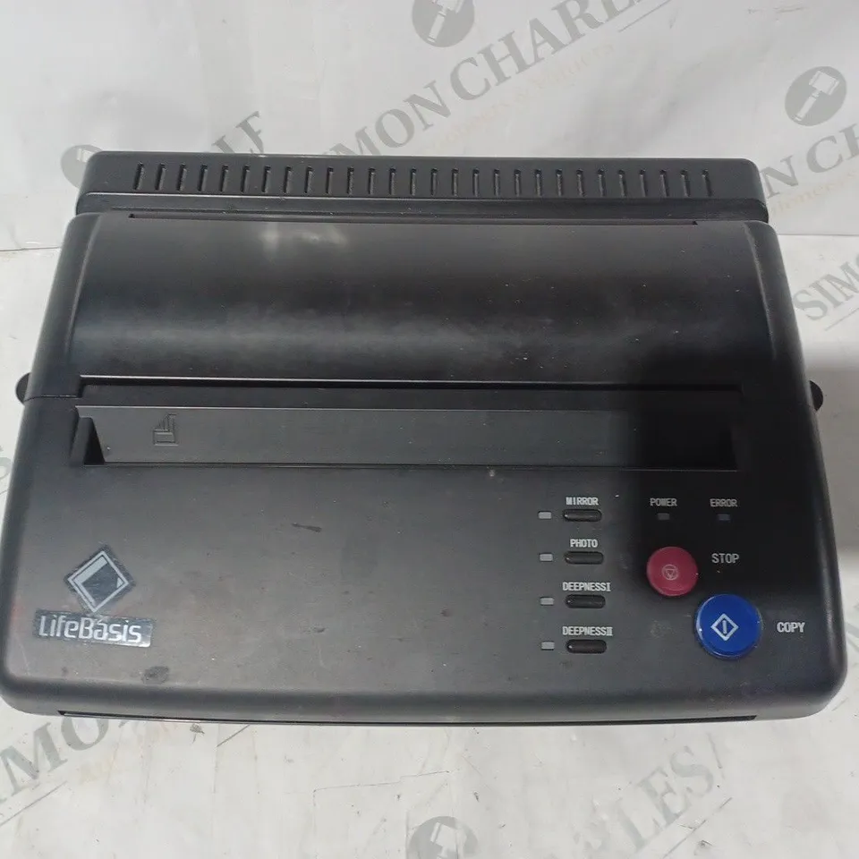 BOXED LIFEBASIS THERMAL TATTOO TRANSFER MACHINE