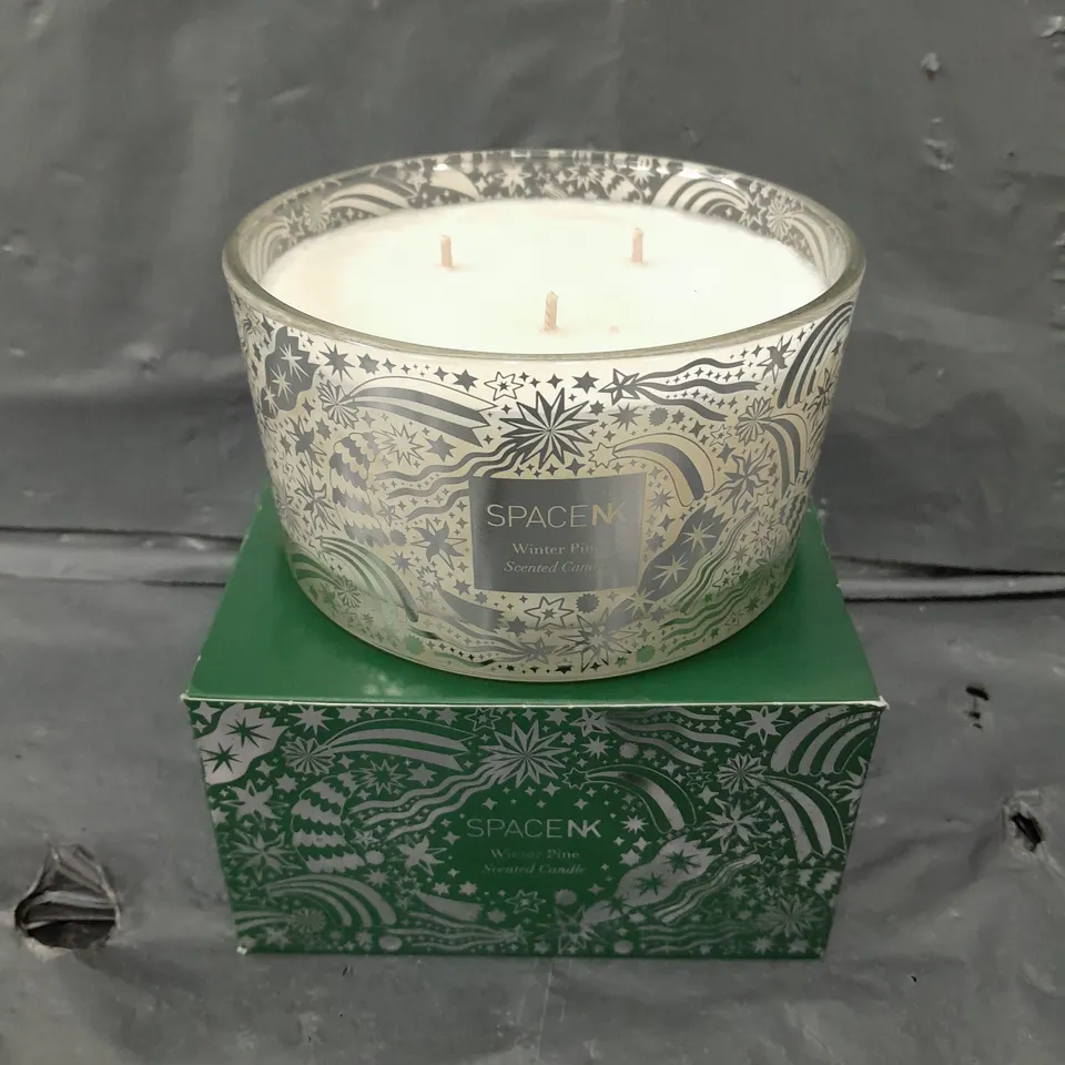 BOXED SPACE NK WINTER PINE SCENTED CANDLE 