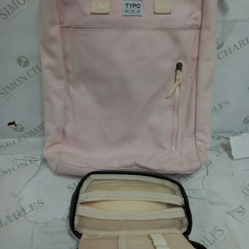 TYPO BAG AND SMALL ACCESSORY POUCH 