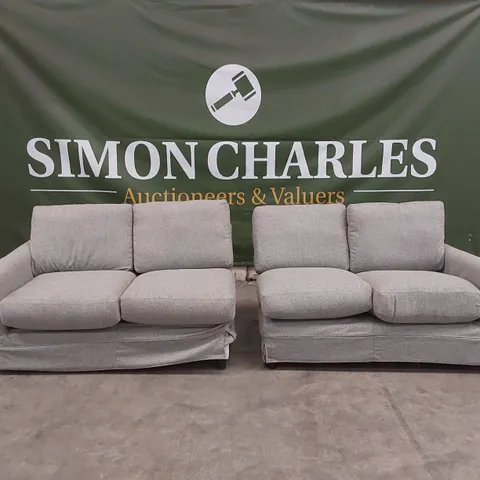 QUALITY DESIGNER CORNER SOFA BED SECTIONS - 2 SECTIONS ONLY, MISSING CORNER PIECE