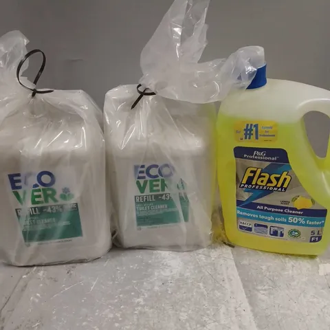 3 X ASSORTED HOUSEHOLD GOODS TO INCLUDE FLASH CLEANER & TOILET CLEANER - COLLECTION ONLY 