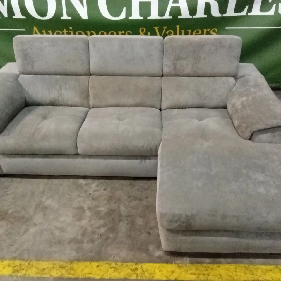 BRADY 3 SEATER FABRIC CHAISE SOFA RRP £1449