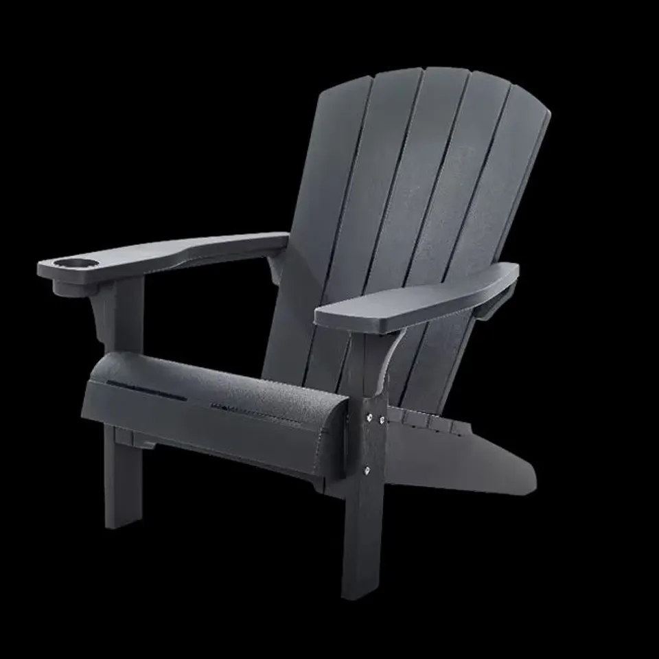BOXED KETER ALPINE ADIRONDACK CHAIR - GRAPHITE
