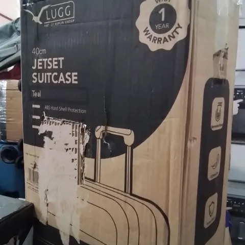 BOXED LUGG 40CM JETSET SUITCASE TEAL