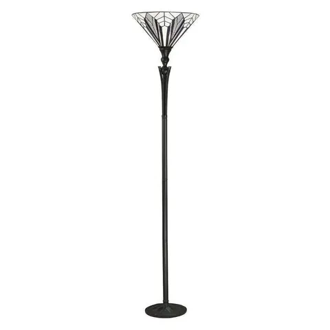 BOXED INTERIORS 1900 ASTORIA UPLIGHTER TIFFANY FLOOR LAMP