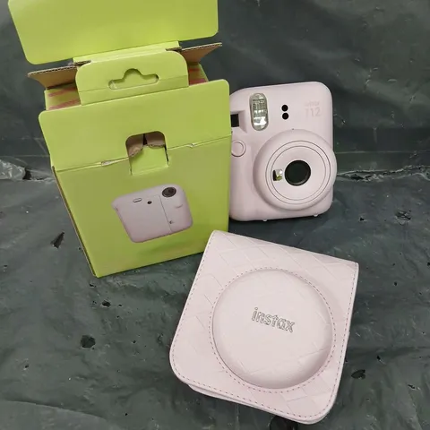 BOXED FUJIFILM INSTAX MINI 12 INSTANT CAMERA - PINK 