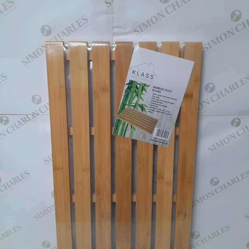BOXED KLASS HOME COLLECTION BAMBOO DUCK BOARD 