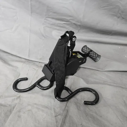STRAP-MOUNTED ACCESSORY WITH DUAL S-HOOKS AND FOAM GRIP