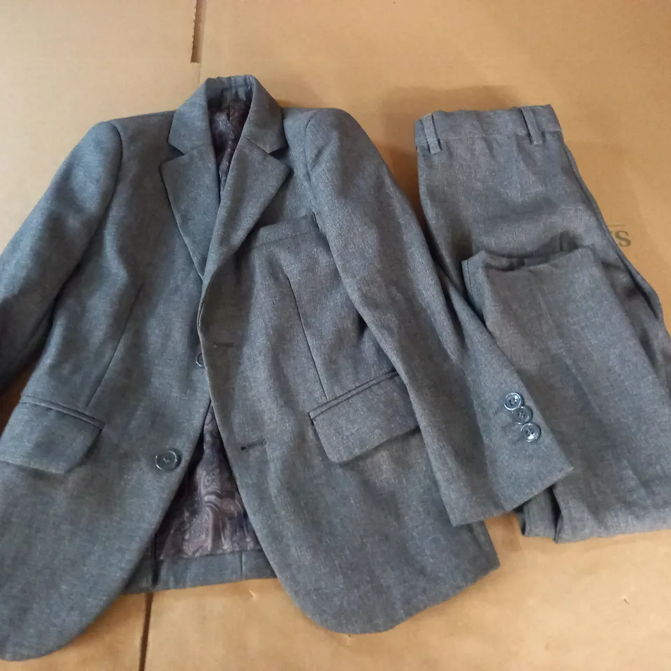 PAISLEY OF LONDON GREY KIDS SUIT JACKET AND TROUSERS - 6 YEARS