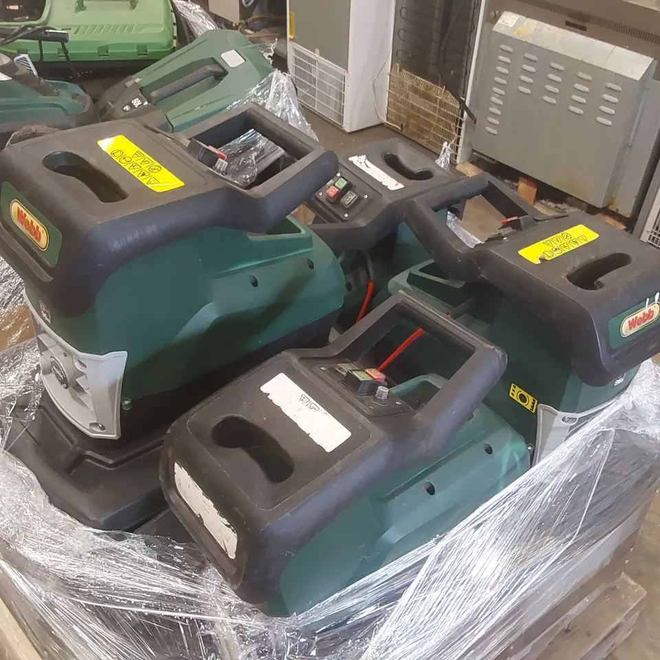 PALLET CONTAINING APPROXIMATELY 4x WEBB SILENT SHREDDERS