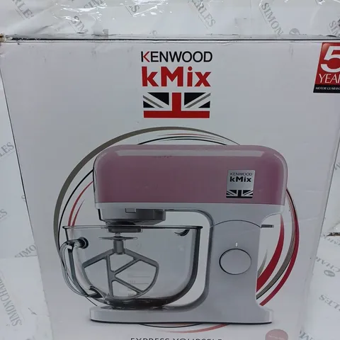BOXED KENWOOD KITCHEN MACHINE KMX754PP - PINK - MISSING BOWL