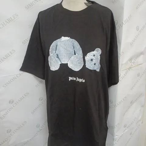 PALM ANGELS PRINTED TEE IN BLACK SIZE XL