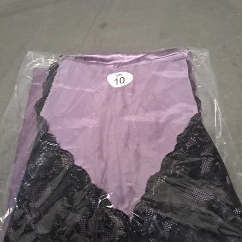 BOX OF APPROX 30 ASSORTED PURPLE LONG NIGHTIES - COLLECTION ONLY - SIZES VARY 