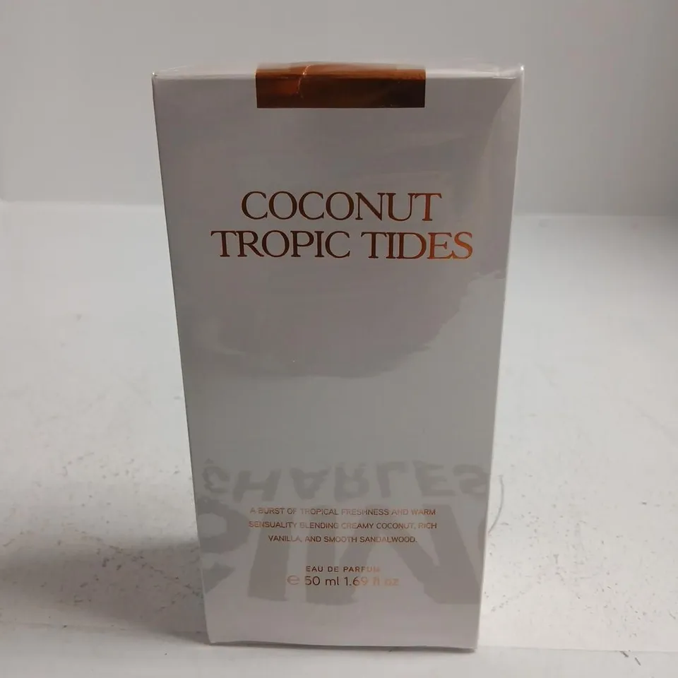 BOXED AND SEALED COCONUT TROPIC TIDES EAU DE PARFUM 50ML