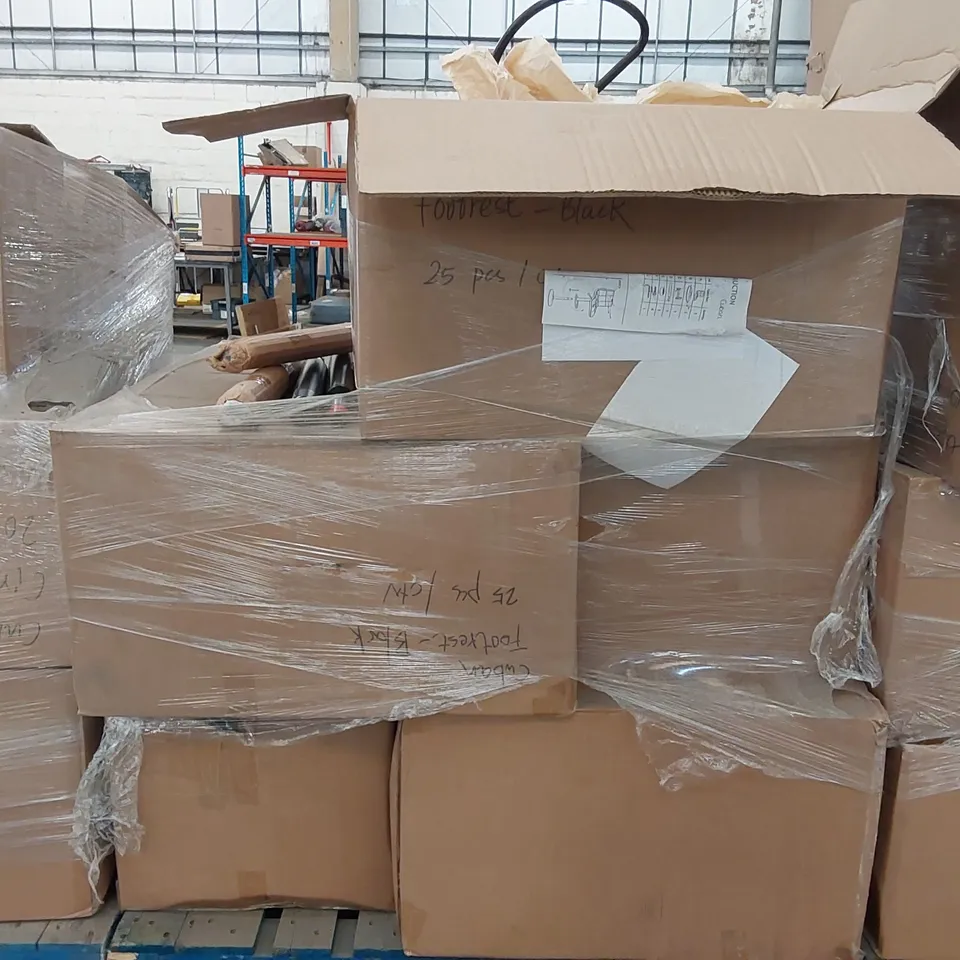 PALLET OF ASSORTED BARSTOOL/CHAIR PARTS