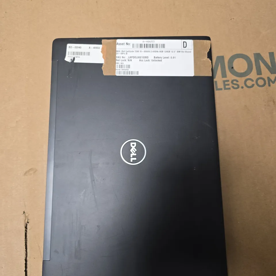DELL LATITUDE 7280 LAPTOP – I5-6300U, 8GB RAM, 128GB SSD, 12.5" DISPLAY 