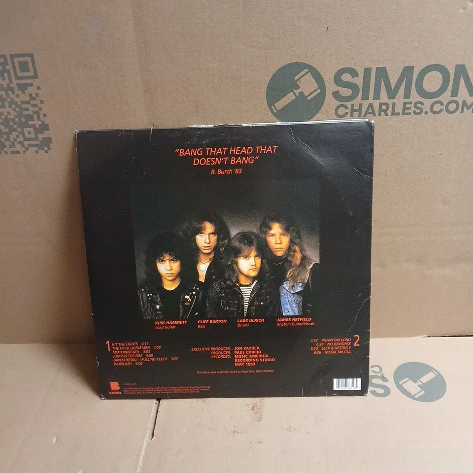 METALLICA KILL 'EM ALL VINYL ALBUM