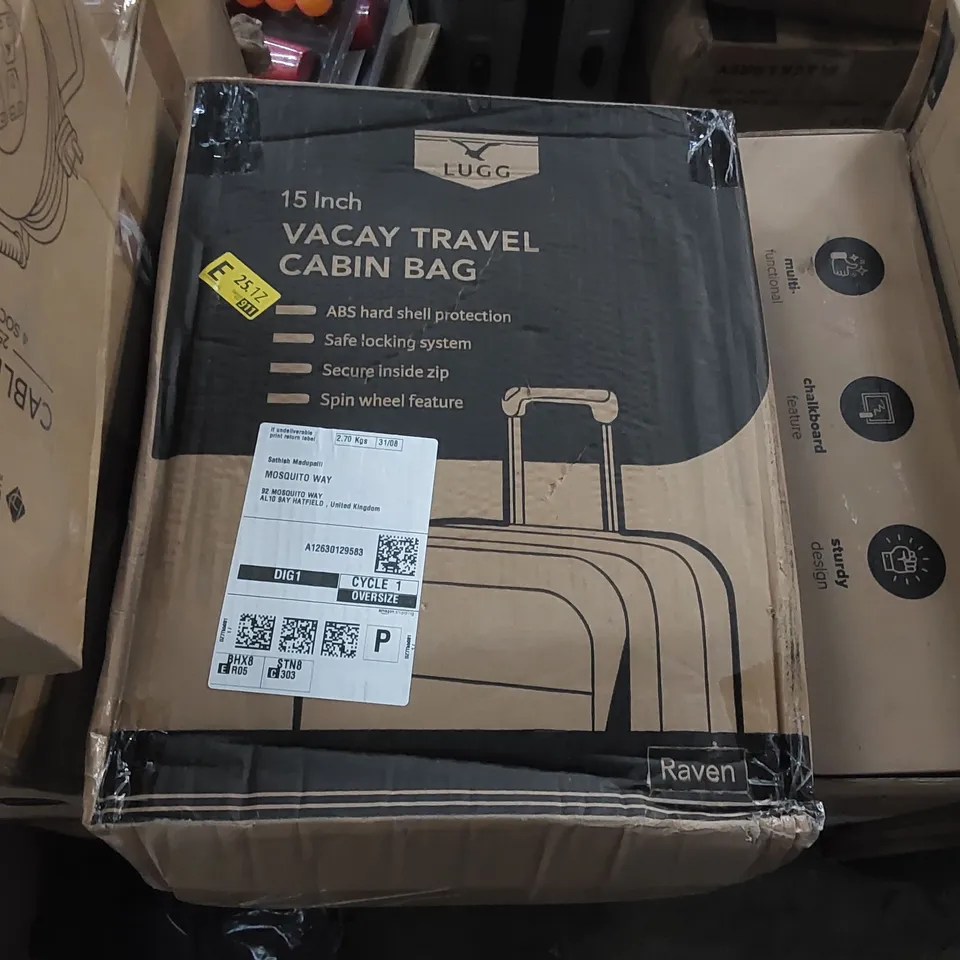 BOXED LUGG 15 INCH TRAVEL CABIN BAG