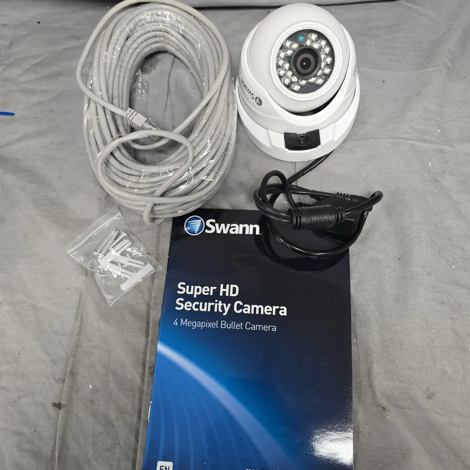 SWANN 1080P HD SECURITY CAMERA – 4MP BULLET CCTV CAMERA, BOXED