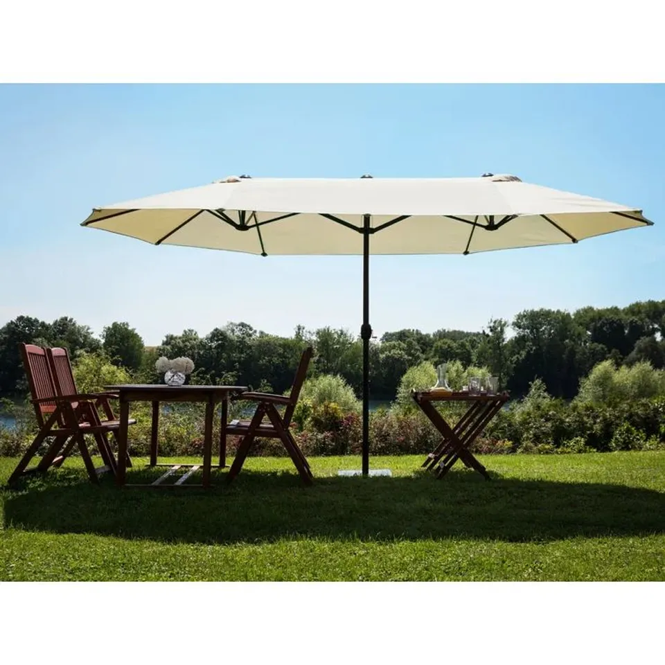 BOXED AERIAL 4.6M TRADITIONAL PARASOL (1 BOX)