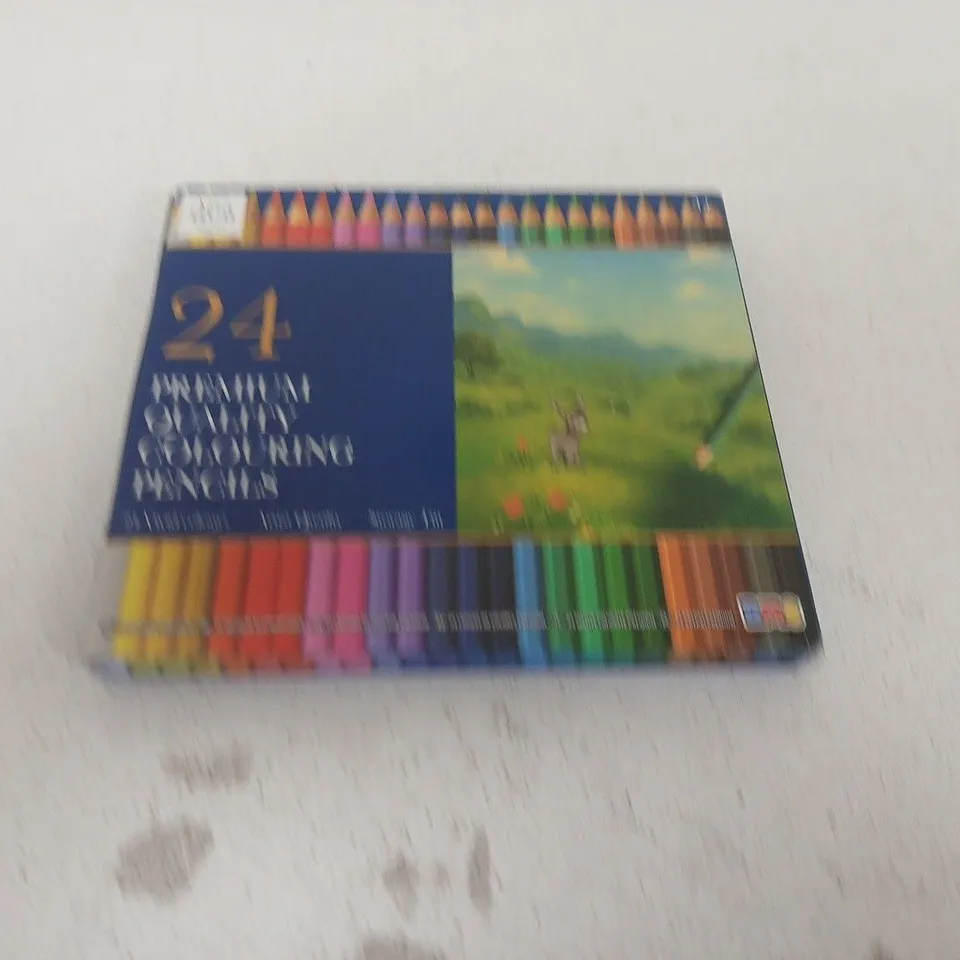 24 COLOUR PENCILS SET – DRAWING PENCILS