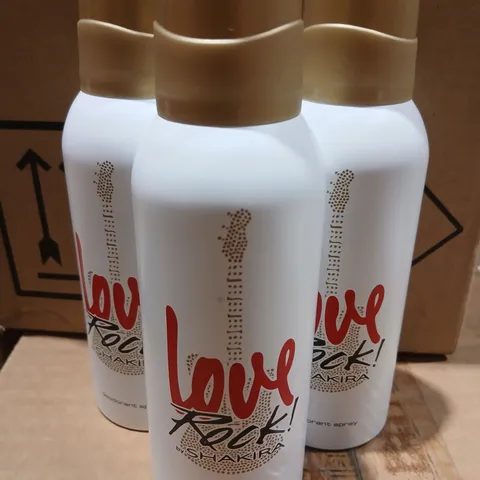 TWELVE SHAKIRA LOVE ROCK! DEODORANT SPRAY – 150 ML