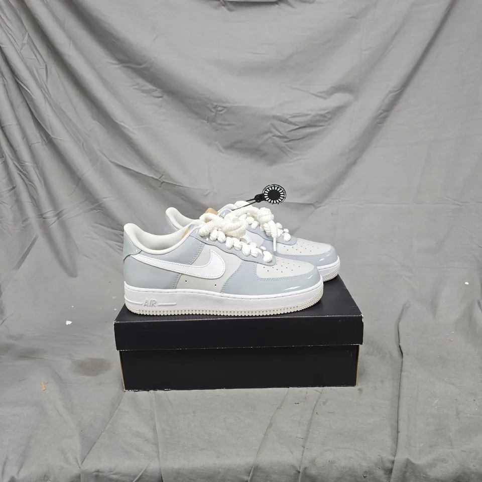 Nike Air Force 1 Low Trainers – Light Grey/White size 7.5