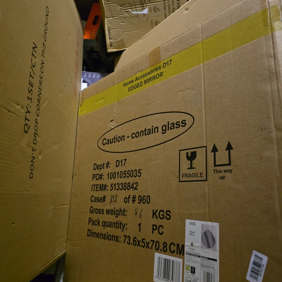 PALLET OF APPROXIMATELY 22 ASSORTED BROKEN ITEMS TO INCLUDE - METAL ICE BUCKET , KITSURE DISH DRYING RACK , BLUEDOT ADVACARE LOW ADHERENT DRESSING ETC - COLLECTION ONLY