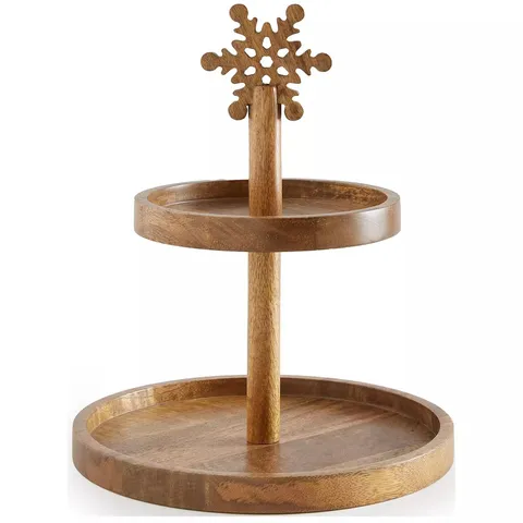 SNOWFLAKE AFTERNOON TEA STAND
