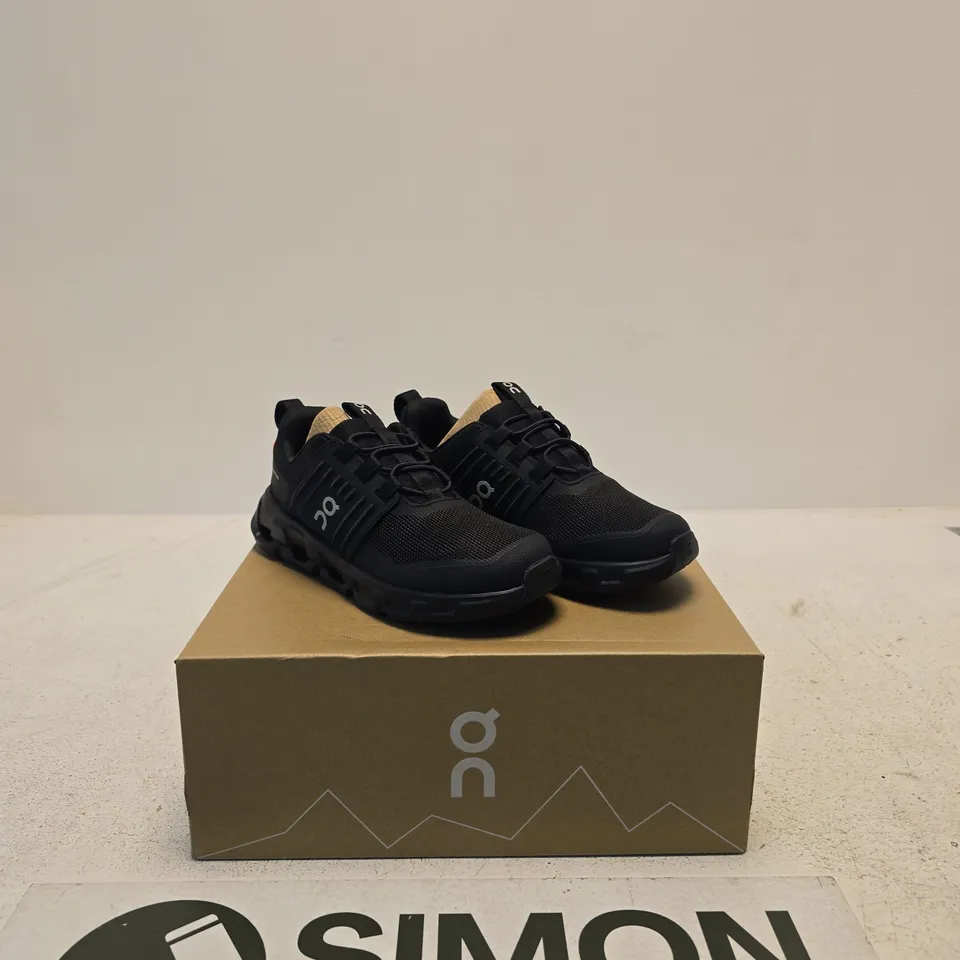ON RUNNING CLOUDSWIFT KIDS BLACK TRAINERS – US 1 (UK CHILDREN'S 13.5)