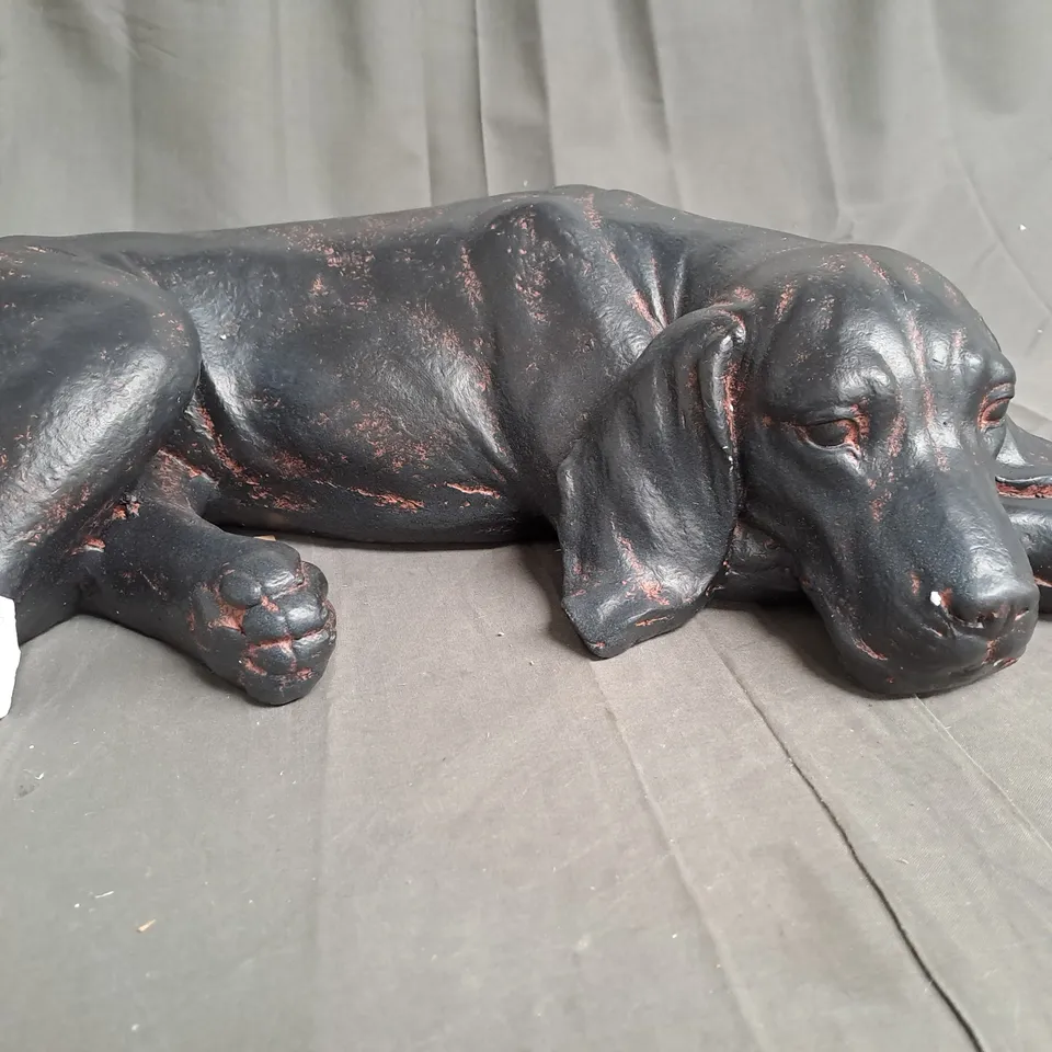 MY GARDEN STORIES LAYING LABRADOR SCULPTURE