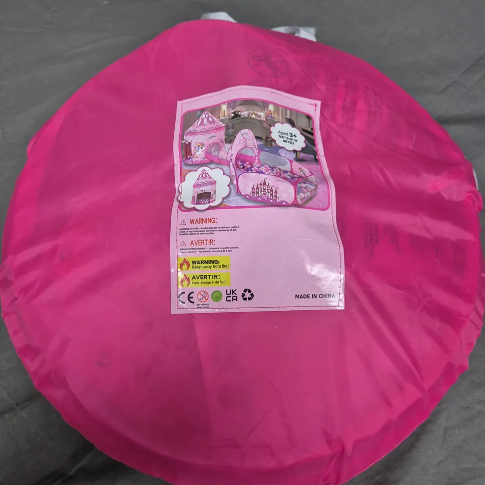 PRINCESS POP UP PLAY TENT - PINK