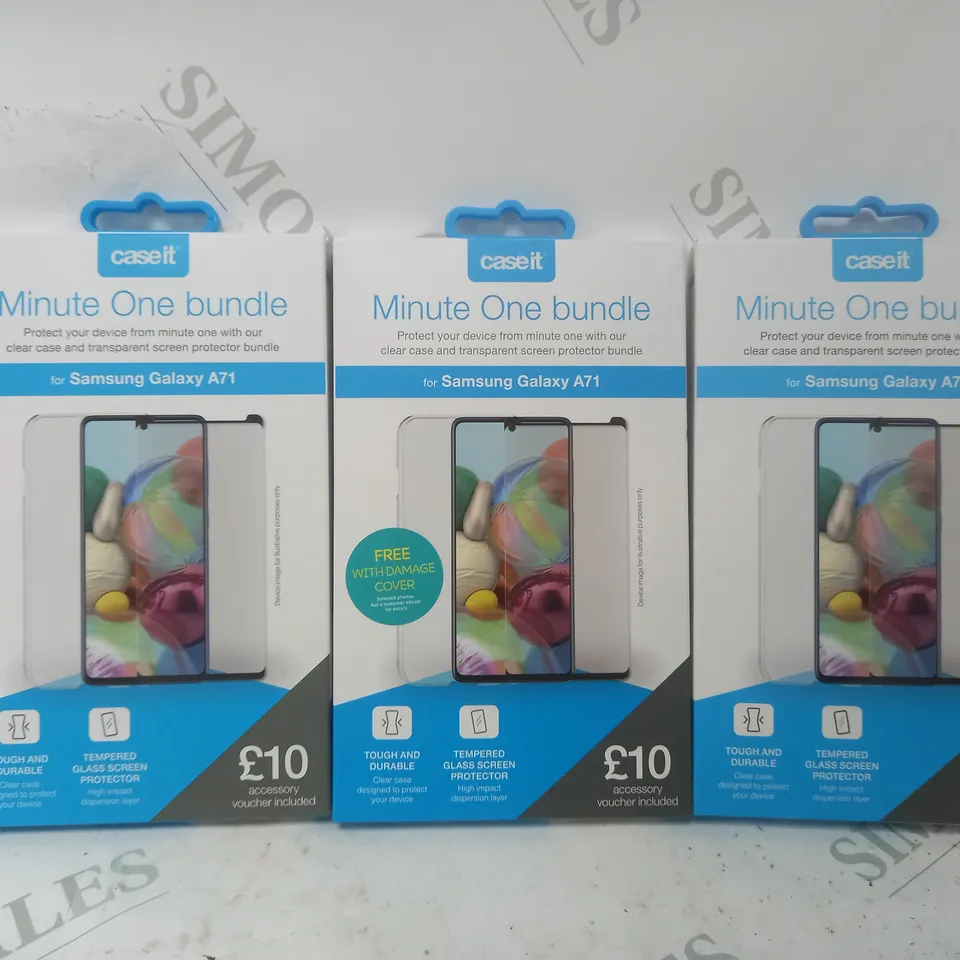 BOX OF APPROX 80 CASE IT MINUTE ONE BUNDLE FOR SAMSUNG GALAXY A71