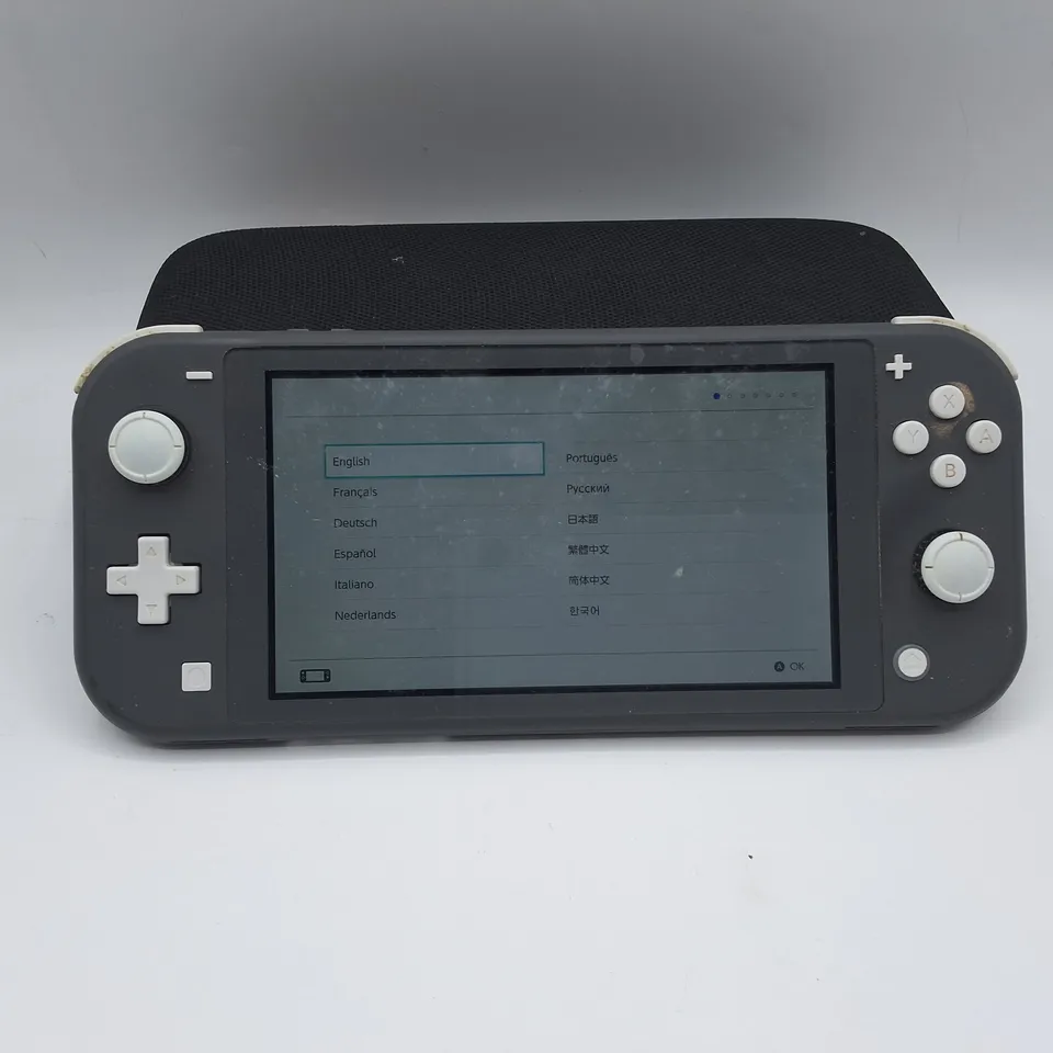 NINTENDO SWITCH LITE IN GREY IN CARRY CASE - HDH-001