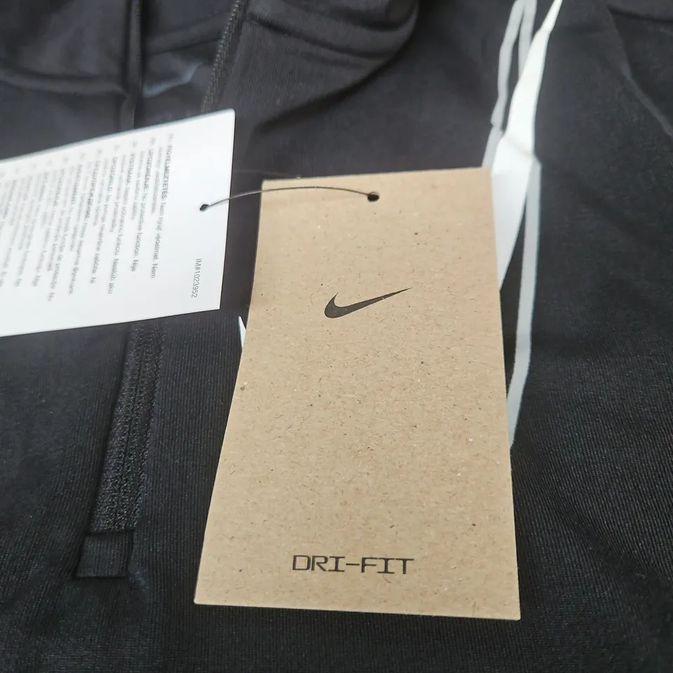 NIKE DRI-FIT WOMEN’S RUNNING TOP – BLACK, UK XS