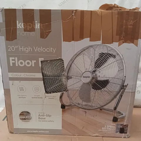 BOXED KEPLIN 20" FLOOR FAN