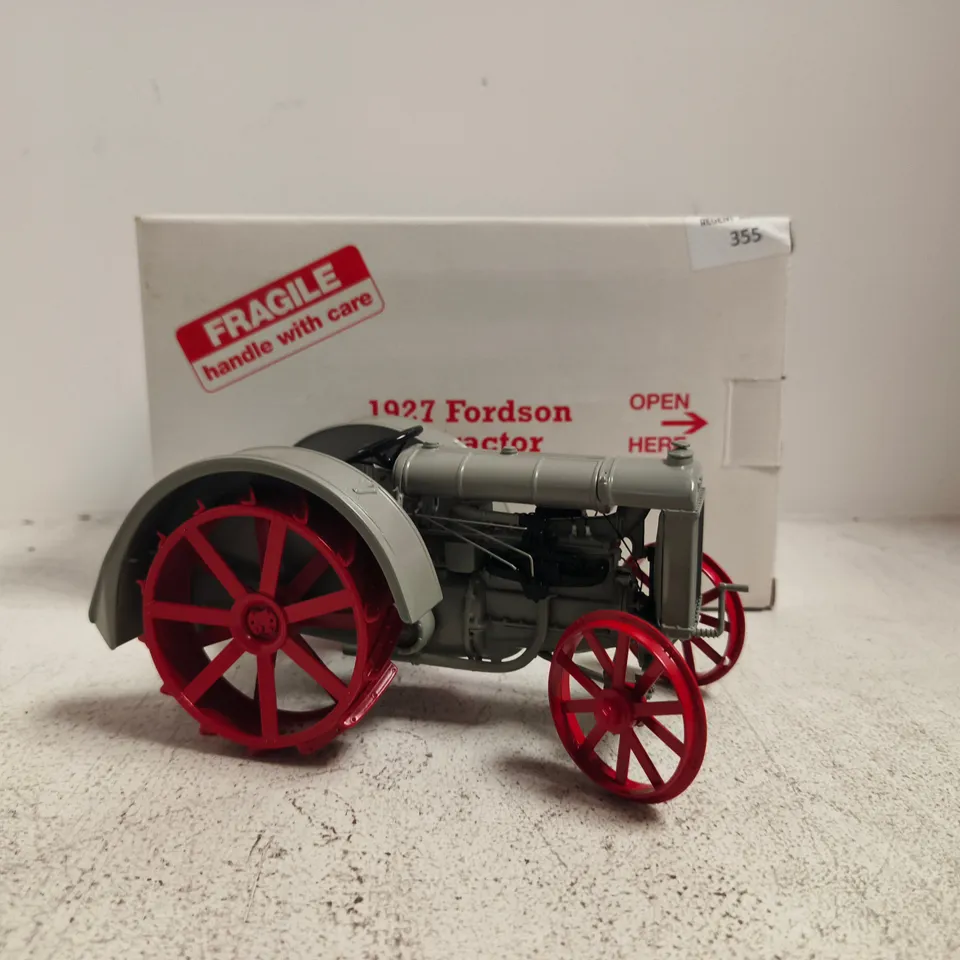BOXED 1927 FORDSON F TRACTOR MODEL