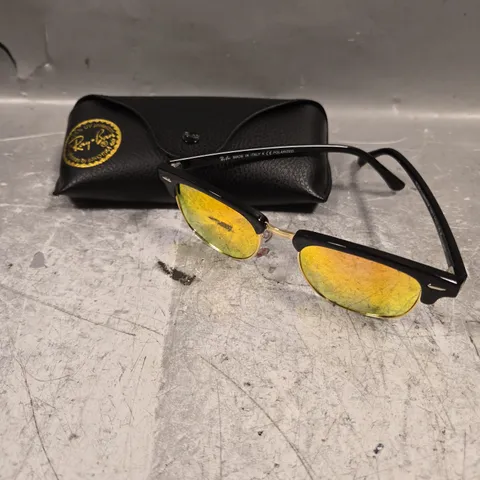 RAY-BAN MIRRORED LENS SUNGLASSES