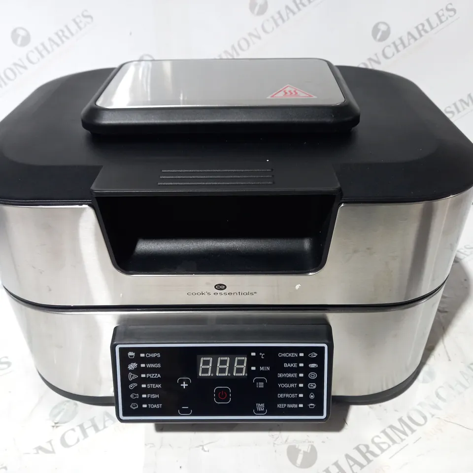 BOXED COOK'S ESSENTIALS GRILL & AIRFRYER 5.5L