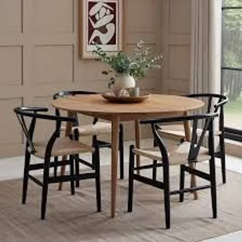 BOXED DUSK HEIDI SOLID OAK OVAL 6-8 SEATER DINING TABLE - NATURAL (1 BOX)