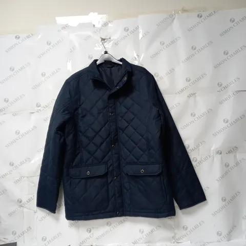 MENS REGATTA WATER RESISTANT DOWN COAT NAVY SIZE MEDIUM