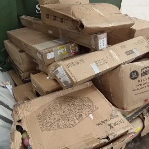 PALLET OF ASSORTED INCOMPLETE DESIGNER FURNITURE AND FURNITURE PARTS