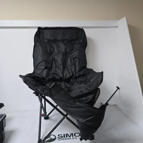 PORTABLE FOLDING CHAIR WITH FOOTREST
